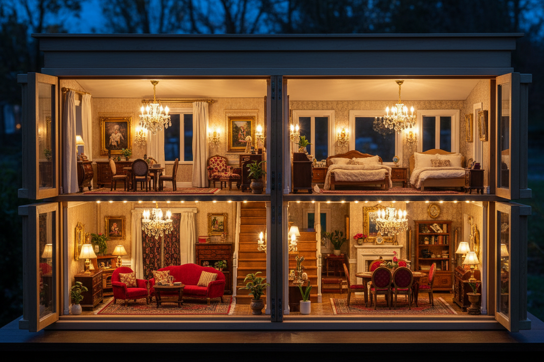 Light Up the Little Things: Dollhouse Lighting Ideas for a Warmer Miniature Home
