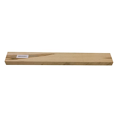 Ambrosia Maple Thin Stock Lumber Boards Wood Crafts 1" x 3" x 24" - size: 1" x 3" x 24"