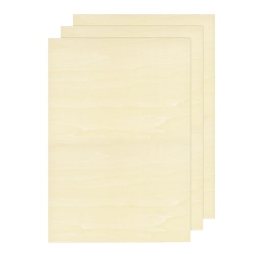 MECCANIXITY 3pcs Basswood Sheet 18x12x3/16 Inch Unfinished Wood Boards - size: 18 x 12 x 3/16 Inch