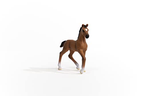Schleich Horse Club, Realistic Horse Toy Figures for Girls and Boys, Oldenburg Foal Baby Horse Figurine, Ages 5+ - style: Former Style