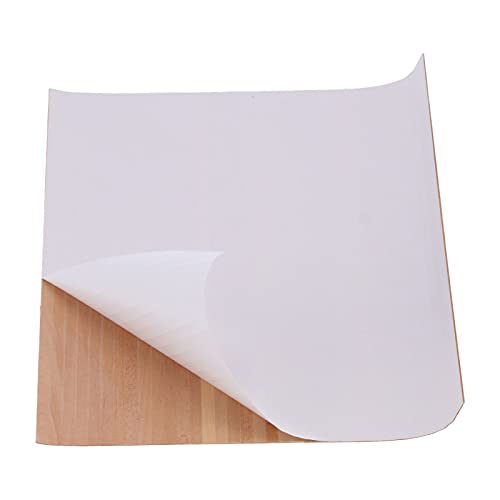 Miniature Flooring, Cut Freely Self Adhesive Solid Wood Dollhouse Floorboard Easy to Use with Glue on The Back for Children for Decoration
