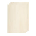 MECCANIXITY 3pcs Basswood Sheet 4x12x5/32 Inch Unfinished Wood Boards - size: 4 x 12 x 5/32 Inch