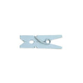 LWR CRAFTS Wooden Mini Clothespins 100 Per Pack 1" 2.5cm (Light Blue) - color: Light Blue
