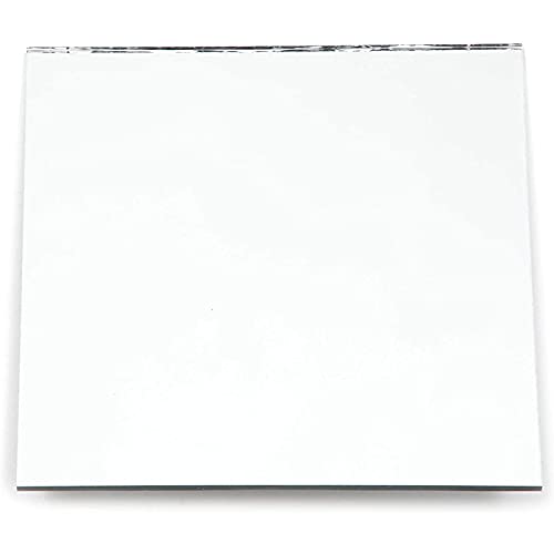Bright Creations Mirror Art Tiles - 3 in, Silver, 50 Pack - Adhesive Mirror Mosaic Tiles for DIY Crafts & Stick-On Wall Decor - size: 3 inches