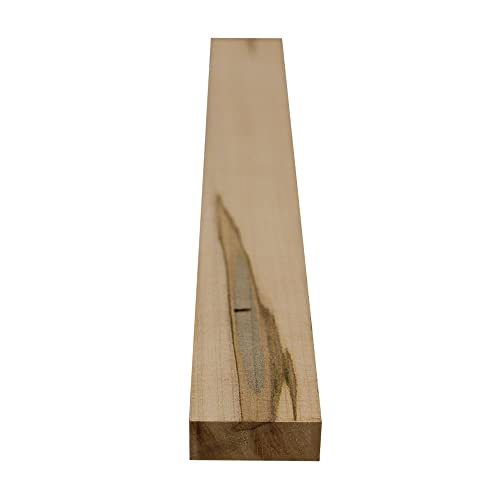 Ambrosia Maple Thin Stock Lumber Boards Wood Crafts 1/2" x 4" x 24" - size: 1/2 " x 4 " x 24"