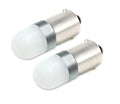 #47 T47 6.3-Volt Miniature Bayonet Bulb LED Replacement Indicator/Pilot Light Bulb | Ba9s Base (2-Pack; Green) - color: 2-pack; Green