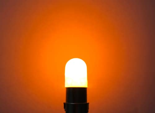 #313 Miniature Bayonet LED Replacement | 28V | Ba9s Base | Bulb Shape: T3 1/4 | Replaces Bulb Numbers: 313 1818 1819 1820 1820BTS 1829 1843 1864 1873 757 1437 (2-Pack; Amber) - color: Amber, size: 2 Pack