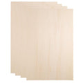 HARFINGTON 4pcs 2mm Basswood Plywood Sheet 12"x18"x3/32 Thin Plywood Board - size: 12"x18"x3/32"(2mm Thick)