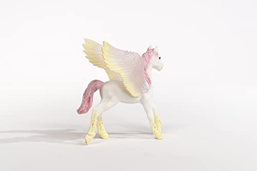 Schleich Bayala - Sunrise Pegasus Foal Toy Figurine - Kids Ages 5+ | 70721 - style: Sunrise Pegasus, Mare