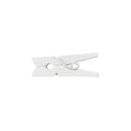 LWR CRAFTS Wooden Mini Clothespins 100 Per Pack 1" 2.5cm (White) - color: White