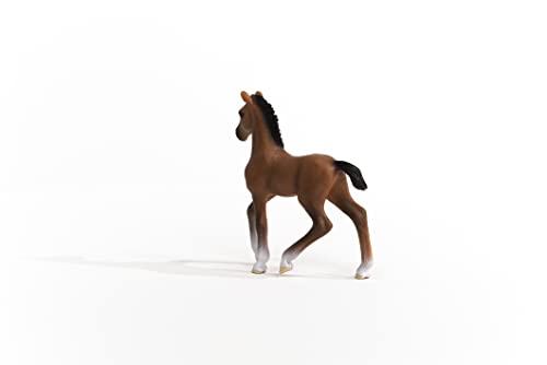 Schleich Horse Club, Realistic Horse Toy Figures for Girls and Boys, Oldenburg Foal Baby Horse Figurine, Ages 5+ - style: Former Style