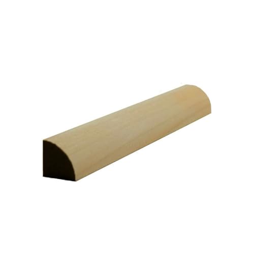EWQR11 Quarter Round 1/2" x 1/2" Moulding Trim. Unfinished, Cherry, 94" - color: Cherry, size: 94 inches