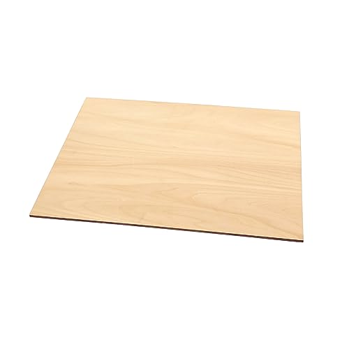 5 Pack Unfinished Basswood Sheet 12x16x3/16 Inch Thick Plywood Board Wooden Rectangle Panels for Lasercuting Burning DIY Crafts