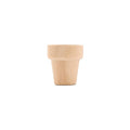 Woodpeckers Small Craft Flower Pot 1-5/16-inch x 1-3/4-inch, Pack of 24 Wood Flower Planter for Flower Craft & Planter - size: 1-3/4 inch