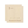 2 Pack Plywood Sheets, 17.1" x 17.1"x 0.39" Basswood Sheets - color: 2 Pack, size: 17.1" x 17.1"x 0.39"