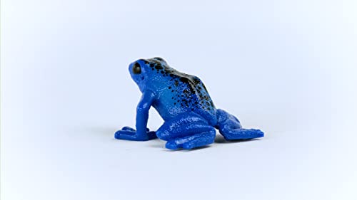 Schleich Wild Life - Wild Animal Rainforest Jungle Toys for Kids, Poison Dart Frog Toy, Blue, Ages 3+ - style: Blue Poison Dart Frog