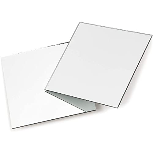 Bright Creations Mirror Art Tiles - 3 in, Silver, 50 Pack - Adhesive Mirror Mosaic Tiles for DIY Crafts & Stick-On Wall Decor - size: 3 inches