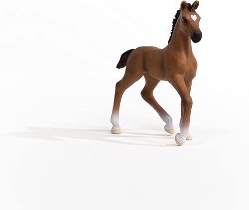 Schleich Horse Club - Oldenburg Foal Toy Figurine - Kids Ages 5+ | 13947 - style: Current Style