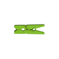 LWR CRAFTS Wooden Mini Clothespins 100 Per Pack 1" 2.5cm (Lime Green) - color: Lime Green
