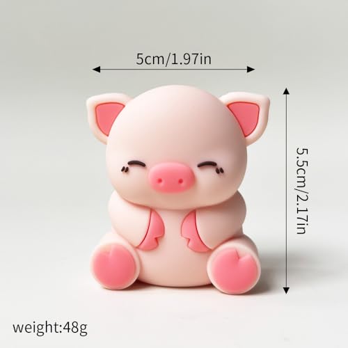 Farm Animal Figurines Set 9-Piece Cute Plastic Miniatures For Cake Toppers, Fairy Garden Decor, DIY Crafts And Party Favors