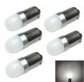 #313 Miniature Bayonet Bulb LED Replacement (2-Pack) | 28vdc | Ba9s Base | Bulb Shape: T3 1/4 | Replaces Bulb Numbers: 313 1818 1819 1820 1820BTS 1829 1843 1864�1873 757 1437 (5-Pack; Bright White)