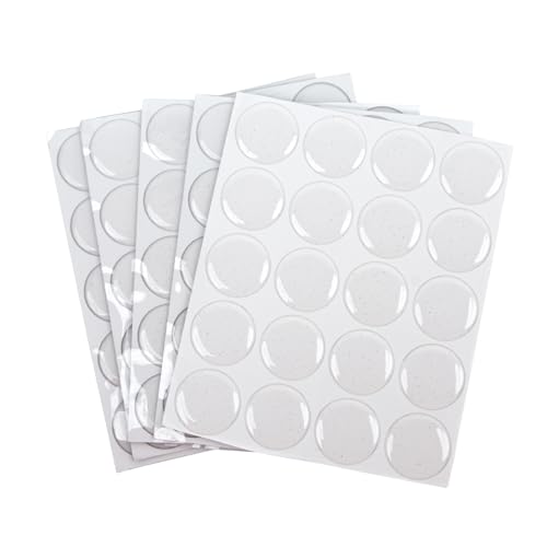 Epoxy Resin Dome Stickers – Clear or Glitter Self-Adhesive Dots for DIY Crafts, Bottle Caps, Hair Bows, Scrapbooks, Jewelry & Pendants 1 Inch Glitter 100PCS - color: Glitter, size: 1 Inch