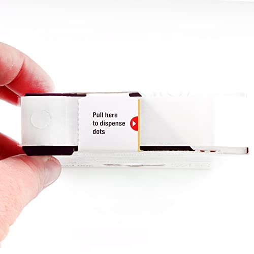 Scrapbook Adhesives by 3L Permanent Dodz, Medium, 1/3-Inch, 300/Pack, Clear - style: Mexium