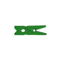 LWR CRAFTS Wooden Mini Clothespins 100 Per Pack 1" 2.5cm (Classic Green) - color: Kelly/Classic Green