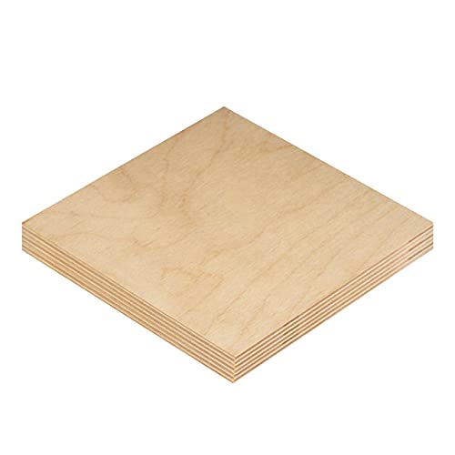 Anderson Plywood 1 inch x 12 inch x 12 inch Baltic Birch Plywood – B/BB Grade (Single) Perfect for Arts and Crafts,School Projects and DIY Projects,Drawing,Painting,Wood Engraving,Wood Burning and Laser Projects - size: 1" x 12" x 12"