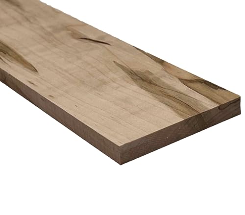 Ambrosia Maple Thin Stock Lumber Boards Wood Crafts 1/2" x 6" x 36" - size: 1/2 " x 6 " x 36"