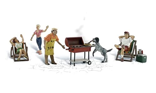Woodland Track H0 - Figures at Barbecue - size: H0 scale