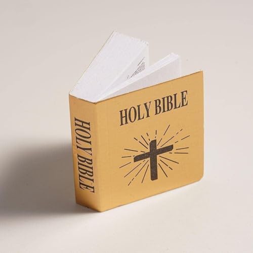1Pc Mini Bible Pocket Book 1/12 Dollhouse Miniature Book Bookshelf Bedroom Library Accessories，Dollhouse Furniture, Dolls and Accessories