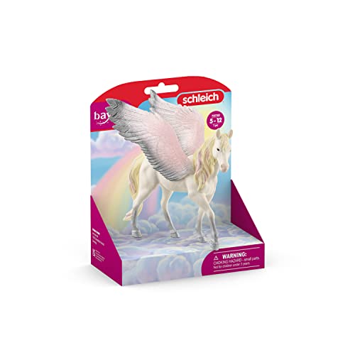 Schleich bayala, Unicorn Toys, Unicorn Gifts for Girls and Boys 5-12 Years Old, Star Pegasus Mare, Multi, 70579 - style: 2022 Box Style
