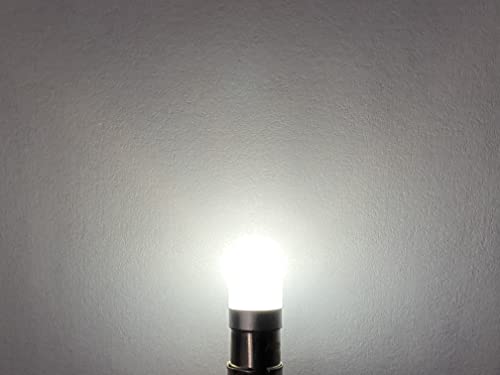#313 Miniature Bayonet Bulb LED Replacement (2-Pack) | 28vdc | Ba9s Base | Bulb Shape: T3 1/4 | Replaces Bulb Numbers: 313 1818 1819 1820 1820BTS 1829 1843 1864�1873 757 1437 (5-Pack; Bright White)