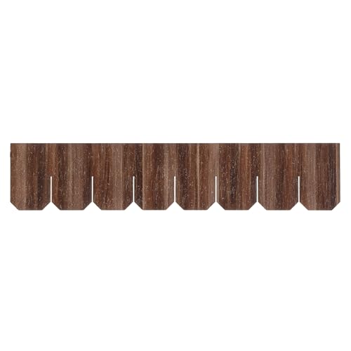Miniature Roof Shingle Strips for 1:12 Scale Dollhouse Roofing - color: Walnut Tone
