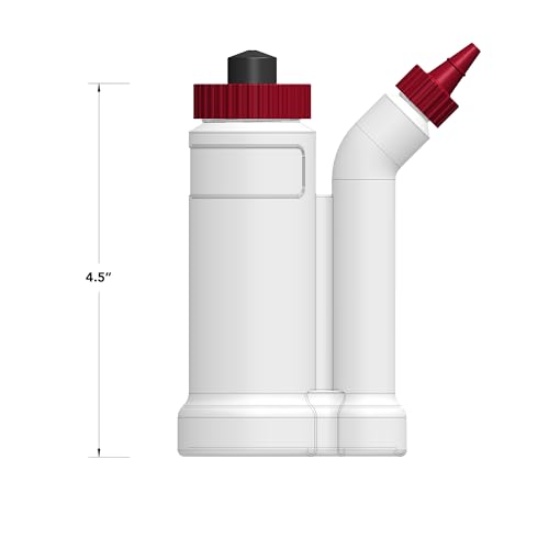 Milescraft 5222 Glue Mate 150-5oz. (150ml) Precision Wood Glue Bottle - Anti-Drip - Dowel and Biscuit Tips Included - Easy Flow Multi-Chamber Design - Ideal for Woodworking (Pack of 2) - size: 5 (Pack of 2)