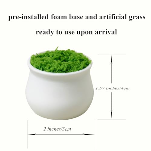 Joekaran Mini Flower Pots for DIY Crafts, 2inch Crochet Supplies, Set of 12