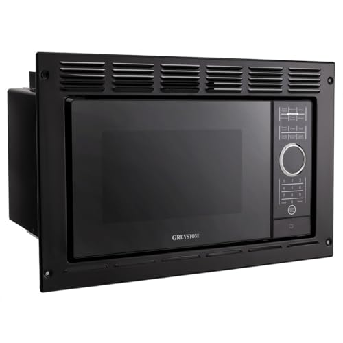 RecPro RV Microwave Trim Kit for RPM-5, Black Built-In Frame