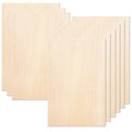 MUXGOA 20 Pcs Wood Sheets,Unfinished Balsa Wood Sheets for Crafts DIY Thin Woodsheet for Wooden DIY Ornaments,Scrabble Tiles,House Aircraft Ship Boat,School Projects(150x100x2mm)