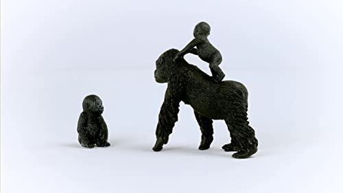 Schleich Wild Life - 3Pc Gorilla Family Playset - Kids Ages 3+ | 42601