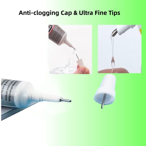 YiJieWZT B 7000 50 ml Clear Glue for Phones, Super Glue, Jewelry Glue, 1.6 fl.oz - with 1 Opening Pry Tool, 2 Rubber Bands - size: 50ML