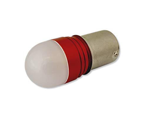 #1308#1309 28VDC Miniature Bulb LED Replacement | Base: SC Bayonet Ba15S | Lamp Shape: B6 | Voltage: 28VDC (Natural White) - color: Natural White