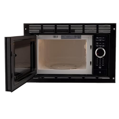 RecPro RV Microwave Trim Kit for RPM-5, Black Built-In Frame
