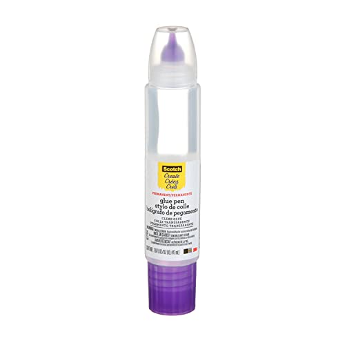 Scotch Scrapbookers Glue, 1.6 oz, Two-Way Applicator – Dual Tip, Photo-Safe, Acid-Free, Non-Toxic Adhesive for Crafts and Scrapbooking