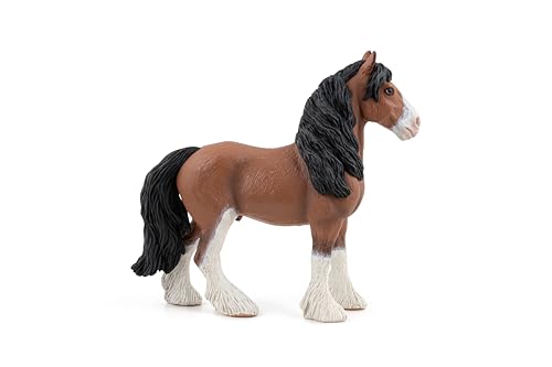 Papo - Realistic Clydesdale Horse Figure - Ages 3+ - Horses Collection - Creative Play Equestrian World - Gift Idea Toy for Girls and Boys