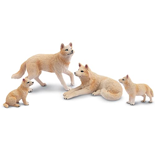 Toymany 8PCS Wolf Figures Forest Animals Toy Figurines - Realistic Jungle Zoo Animal Figurines，Educational Toy Cake Toppers Christmas Birthday Gift for Kids Boys Girls - style: 8PCS Wolf