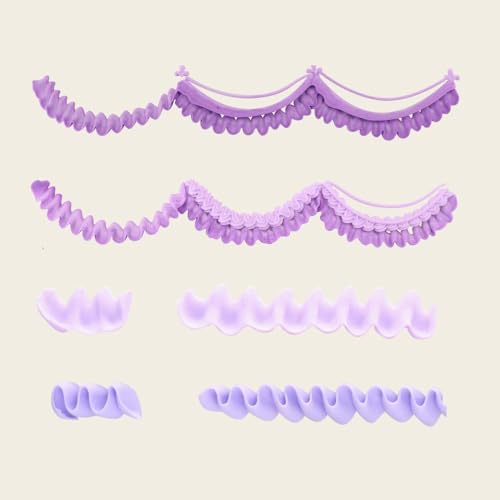 Purple Decoden Cream Glue Kit, Whipped Cream Glue Clay for Crafts - color: Light Purple