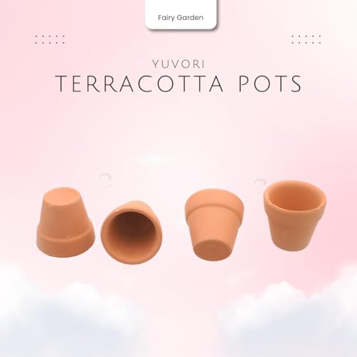 Mini Terracotta Pots No Drainage Hole – Small Clay Planters for Moss Terrarium, DIY Crafts, Aquarium Decoration, Non-Draining Succulent & Water Culture (Classic Cylinder, 1.8 Inch) - size: 1.8 Inch