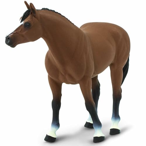 Safari Ltd. Quarter Horse Gelding Toy - 5 Inch Farm Animal Figure for Kids