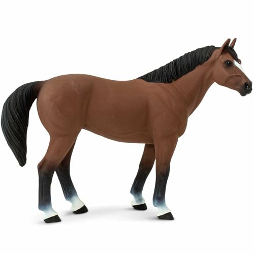 Safari Ltd. Quarter Horse Gelding Toy - 5 Inch Farm Animal Figure for Kids